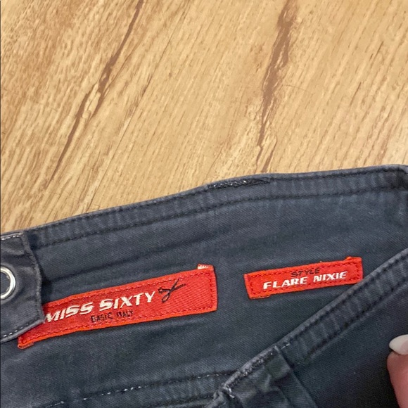 Miss Sixty High Rise Black Jeans with Contrasting Stitching - Picture 5 of 17